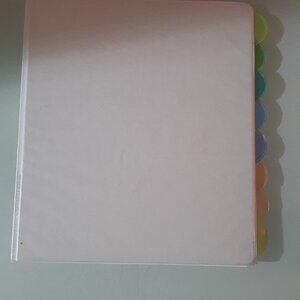 24 pc stationary 3 ring 1" binder dividers stapler staples markers pens pencils